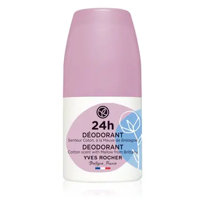 Yves Rocher 24 H deodorant roll-on Cotton & Mallow from Brittany 50 ml