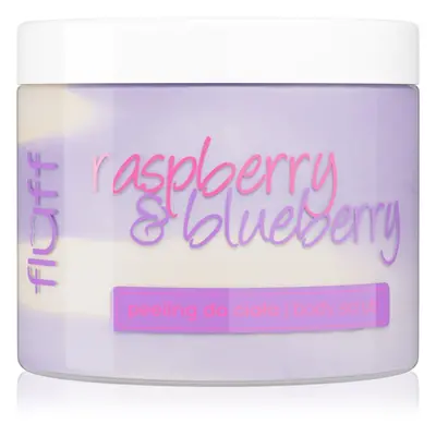 Fluff Blueberry & Raspberry tělový peeling 160 ml