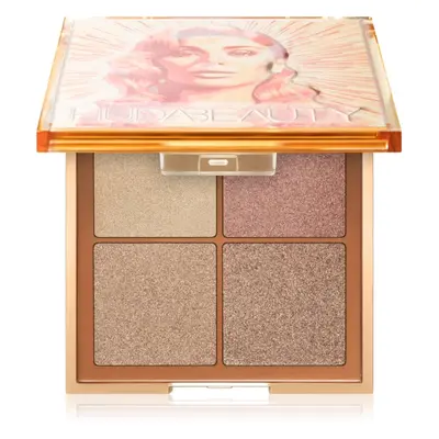 Huda Beauty Glow Obsessions paletka rozjasňovačů odstín Medium 6,4 g