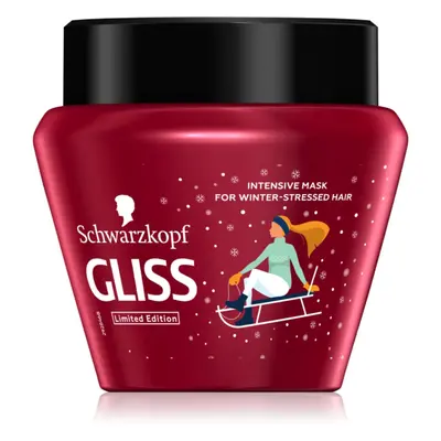 Schwarzkopf Gliss Winter Repair intenzivní regenerační maska pro suché, namáhané vlasy 300 ml