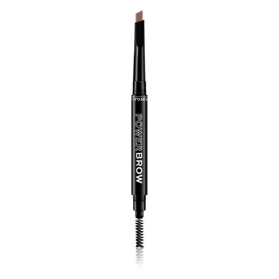 Revolution Relove Power Brow tužka na obočí s kartáčkem odstín Brown 0,3 g