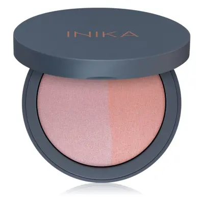 INIKA Organic Blush Duo duo tvářenka odstín Pink Tickle 6,5 g