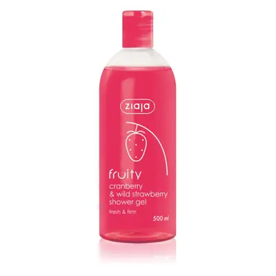 Ziaja Fruity Cranberry & Wild Strawberry hydratační sprchový gel 500 ml