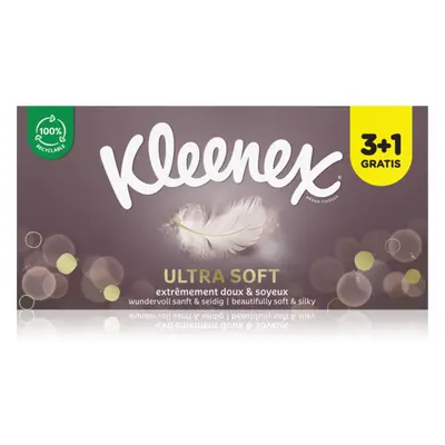 Kleenex Ultra Soft Box papírové kapesníky 4x64 ks