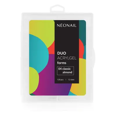 NEONAIL Duo Acrylgel Forms šablony na nehty typ 04 Classic Almond 120 ks