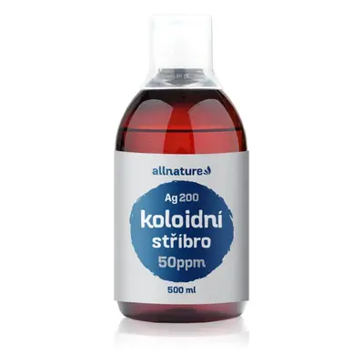 Allnature Koloidní stříbro Ag200 50 ppm zklidňující čisticí tonikum 500 ml