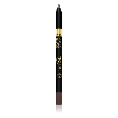 Avon Power Stay 24h gelová tužka na oči odstín Chocolate Brown 1,2 g