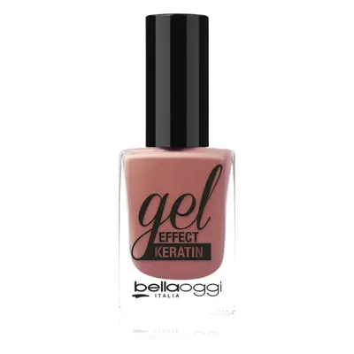 bellaoggi Gel Effect Keratin Nail Polish lak na nehty odstín Nude Petal 10 ml