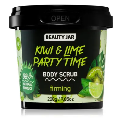 Beauty Jar Kiwi & Lime Party Time zpevňující tělový peeling 200 g