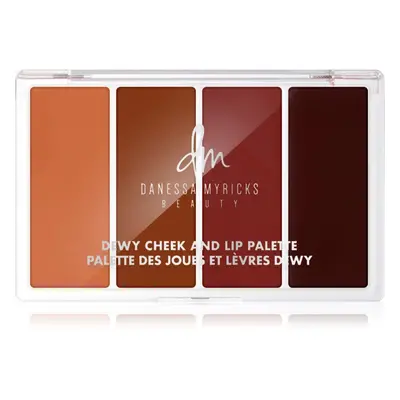 Danessa Myricks Beauty Dewy Cheek & Lip Palette multifunkční paleta na obličej odstín Dew It Und