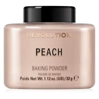 Makeup Revolution Baking Powder sypký pudr odstín Peach 32 g