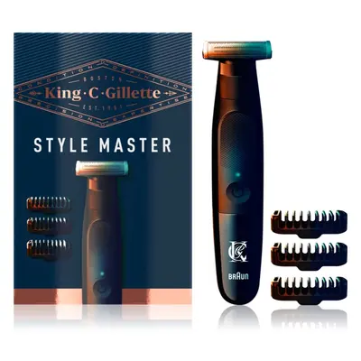 Gillette King C. Style Master zastřihovač na vousy s vyměnitelnými nástavci 1 ks