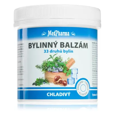 MedPharma Bylinný balzám chladivý přírodní balzám na unavené svaly 250 ml