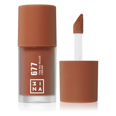 3INA The No-Rules Cream multifunkční líčidlo pro oči, rty a tvář odstín 677 - Medium, neutral br