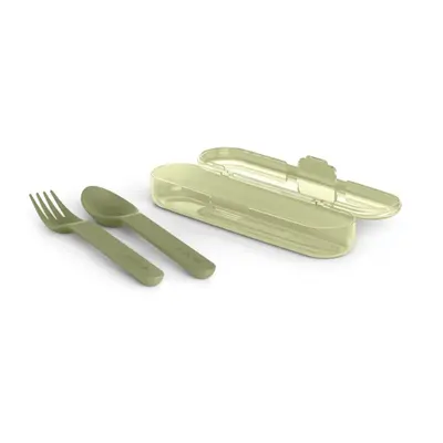 Suavinex Go Natural Cutlery Set příbor 12 m+ Green 3 ks