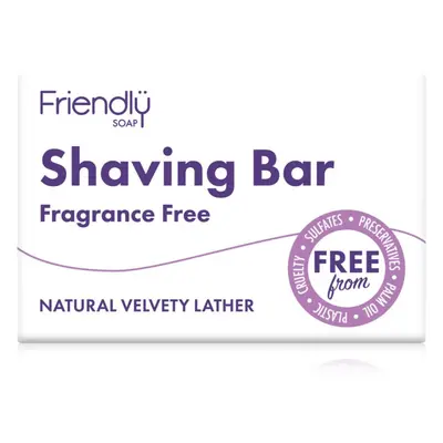 Friendly Soap Shaving Bar Fragrance Free přírodní mýdlo na holení bez parfemace 95 g