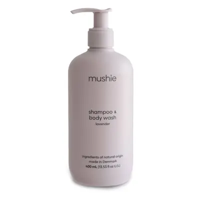 Mushie Organic Baby sprchový gel a šampon 2 v 1 pro děti Lavender 400 ml