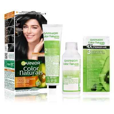 Garnier Color Naturals Creme barva na vlasy odstín 1 Ultra Black 1 ks