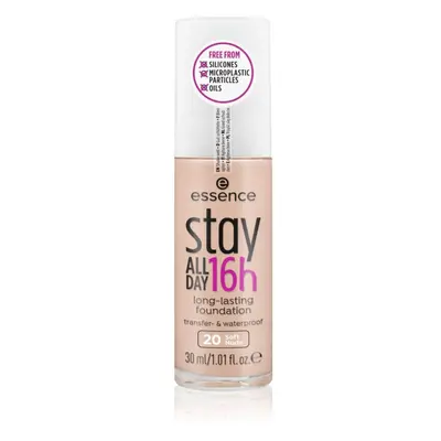 Essence Stay ALL DAY 16h voděodolný make-up odstín 20 Soft Nude 30 ml