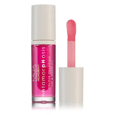 MUA Makeup Academy Metamorphosis olejový lesk na rty na rty a tváře vůně Plump It Up (Mint) 7 ml