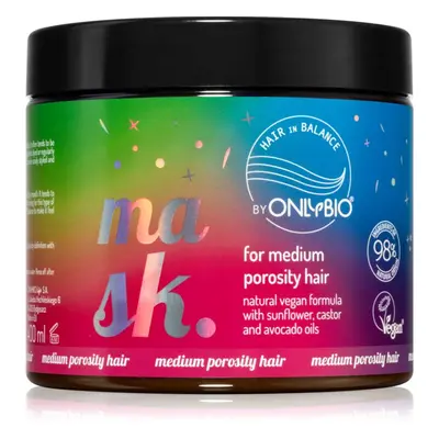 OnlyBio Hair in Balance vyživující maska pro suché vlasy 400 ml