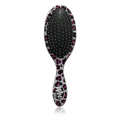 Wet Brush Original Detangler Safari kartáč na vlasy pro krásné vlasy a pokožku Pink Leopard 1 ks