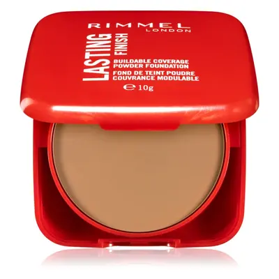 Rimmel Lasting Finish Buildable Coverage jemný kompaktní pudr odstín 010 Latte 7 g