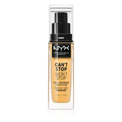 NYX Professional Makeup Can't Stop Won't Stop Full Coverage Foundation vysoce krycí make-up odst