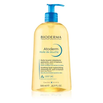 Bioderma Atoderm Sprchový Olej vysoce výživný zklidňující sprchový olej pro suchou a podrážděnou