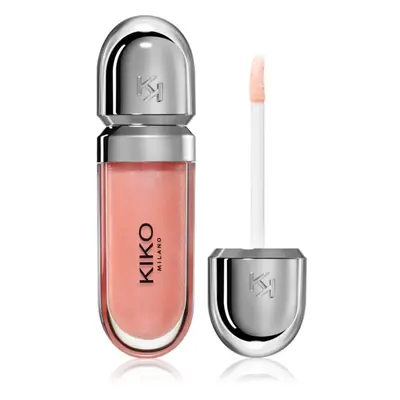 KIKO Milano 3D Hydra hydratační lesk na rty odstín 04 Pearly Peach Rose 6,5 ml