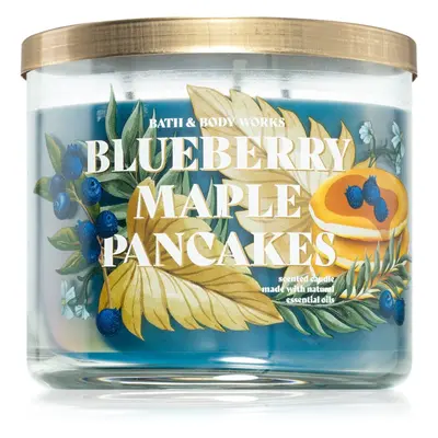 Bath & Body Works Blueberry Maple Pancakes vonná svíčka 411 g