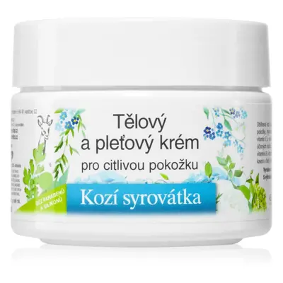 Bione Cosmetics Kozí Syrovátka výživný krém na obličej a tělo pro citlivou pokožku 260 ml