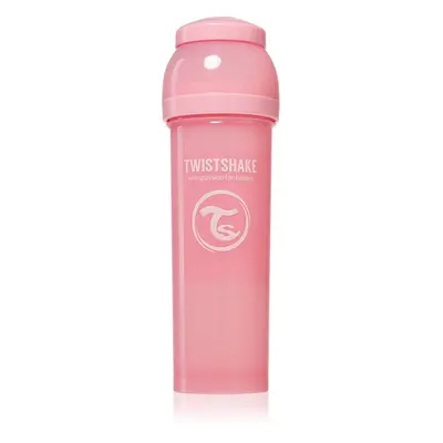 Twistshake Anti-Colic TwistFlow kojenecká láhev Pink 4 m+ 330 ml