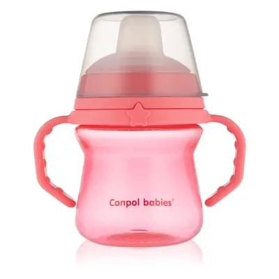 Canpol babies FirstCup 150 ml hrnek Pink 6m+ 150 ml