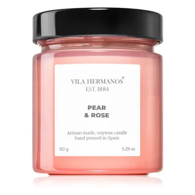 Vila Hermanos Apothecary Rose Pear & Rose vonná svíčka 150 g