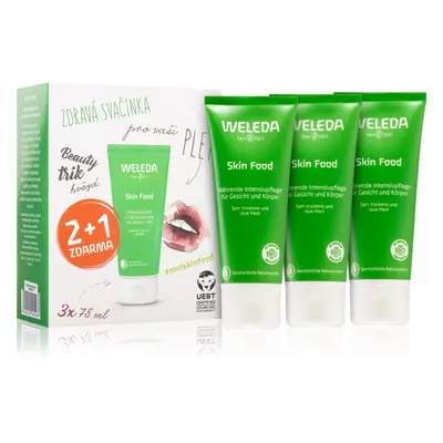 Weleda Skin Food univerzální výživný krém s bylinkami pro velmi suchou pokožku 3x75 ml