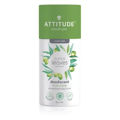 Attitude Super Leaves Deodorant tuhý deodorant bez obsahu hliníkových solí Olive Leaves 85 g