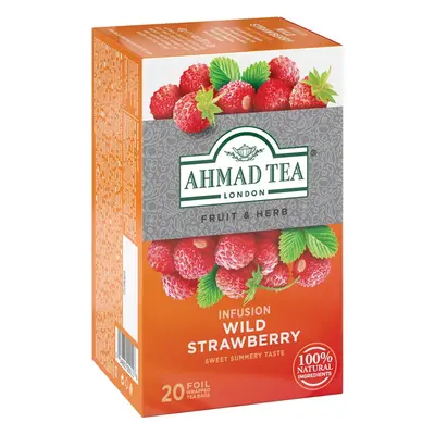 Ahmad Tea Wild Strawberries ovocný čaj příchuť Wild Strawberries 20x2 g