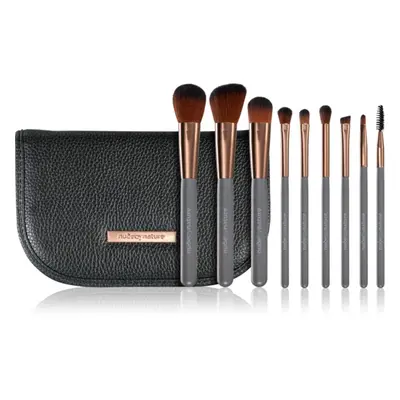 Nude by Nature Professional Brush Set sada štětců s pouzdrem