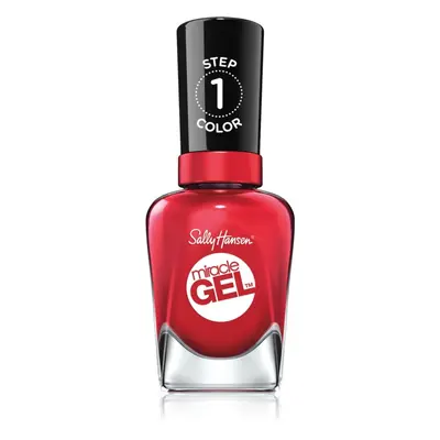 Sally Hansen Miracle Gel™ gelový lak na nehty bez užití UV/LED lampy odstín 444 Off With Her Red