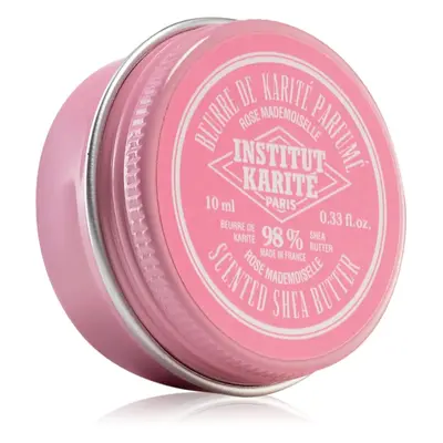 Institut Karité Paris Rose Mademoiselle 98% Scented Shea Butter bambucké máslo s parfemací 10 ml