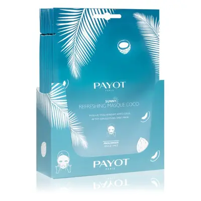 Payot Sunny Masque Après-Soleil osvěžující a zklidňující maska po opalování 10 ks