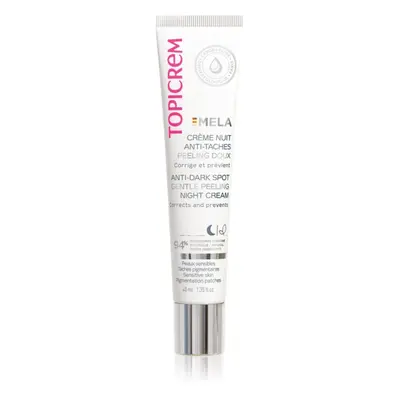 Topicrem MELA Corrective Night Cream noční korekční krém proti pigmentovým skvrnám 40 ml