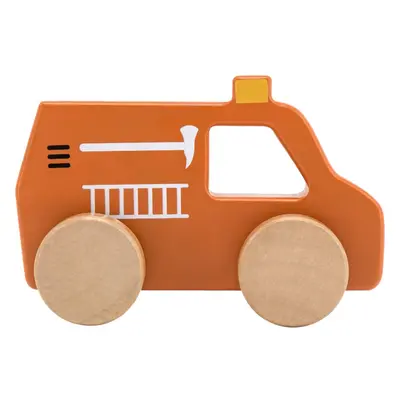 Tryco Wooden Fire Truck Toy autíčko ze dřeva 1 ks