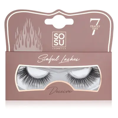 SOSU Cosmetics Deadly Sins Lashes umělé řasy Deceive 1 ks