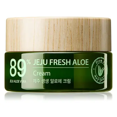 The Saem Jeju Fresh Aloe 89% hydratační gelový krém 50 ml