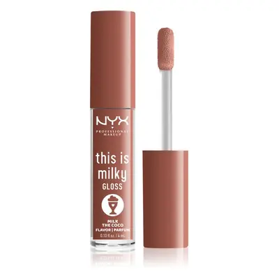 NYX Professional Makeup This is Milky Gloss Milkshakes hydratační lesk na rty s parfemací odstín