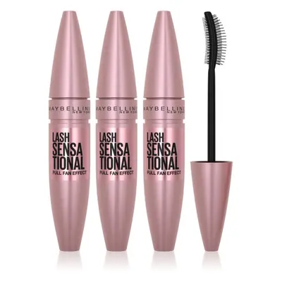 MAYBELLINE NEW YORK Lash Sensational prodlužující řasenka pro plné řasy odstín 01 - Very Black 3