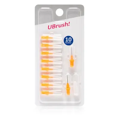 Herbadent UBrush! náhradní mezizubní kartáčky 0,8 mm Orange 10 ks