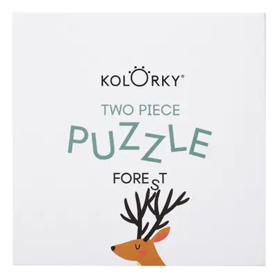 Kolorky Puzzle Two Piece Forest puzzle 10 ks